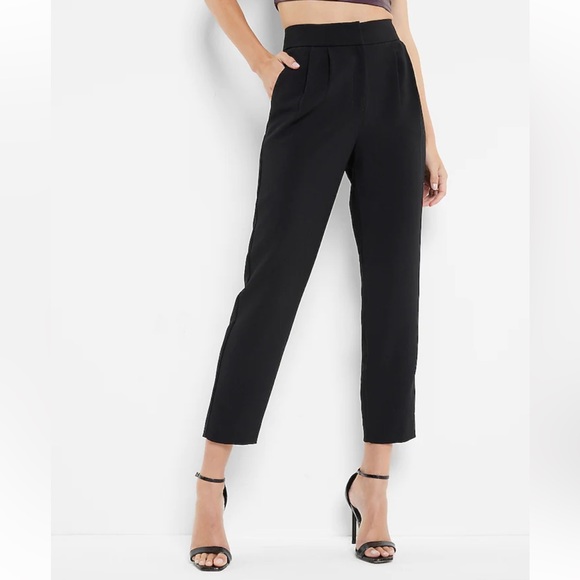 Super High Waisted Pleated Ankle Pant - Picture 1 of 6